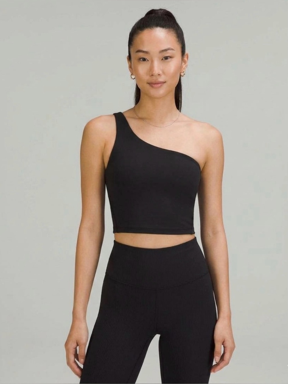 lululemon athletica 🍋 Ribbed Nulu Asymmetrical Yoga top